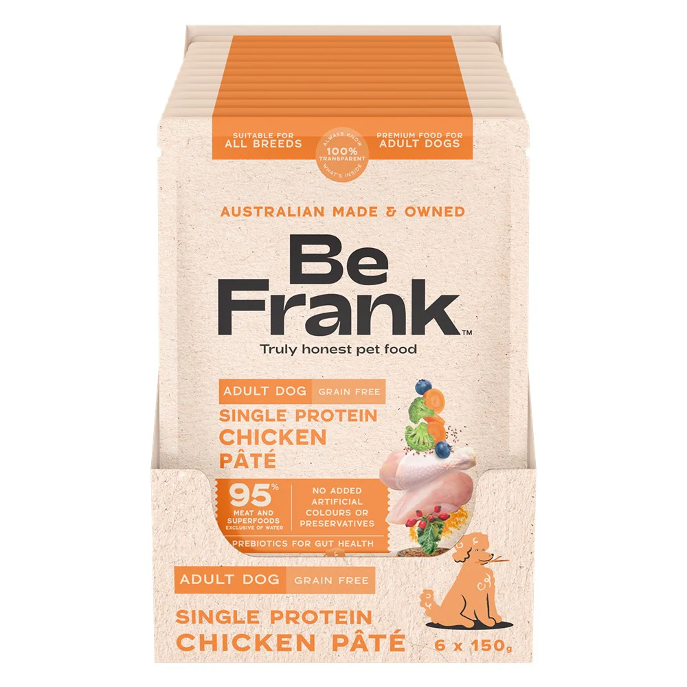 Be Frank Adult Chicken Pate Wet Dog Food - Image 2