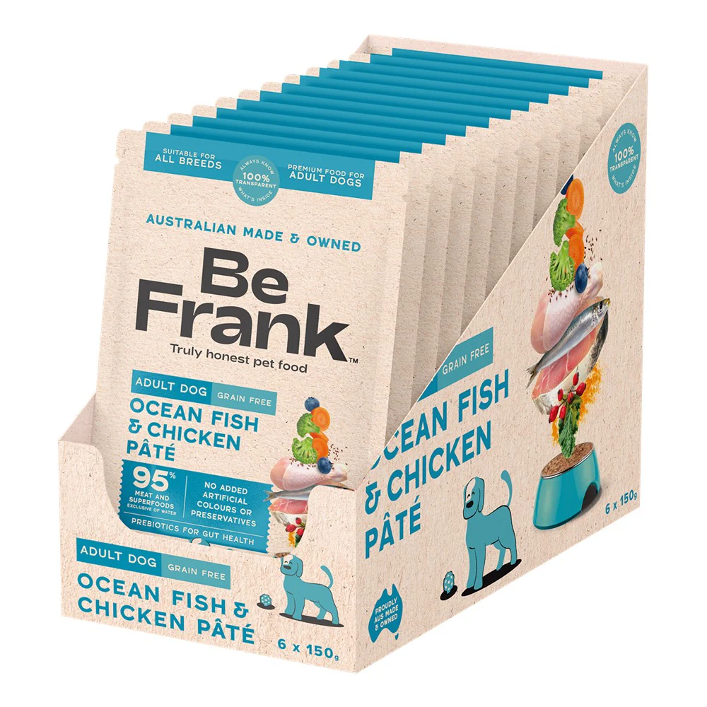 Be Frank Adult Ocean Fish & Chicken Pate Wet Dog Food - Image 3