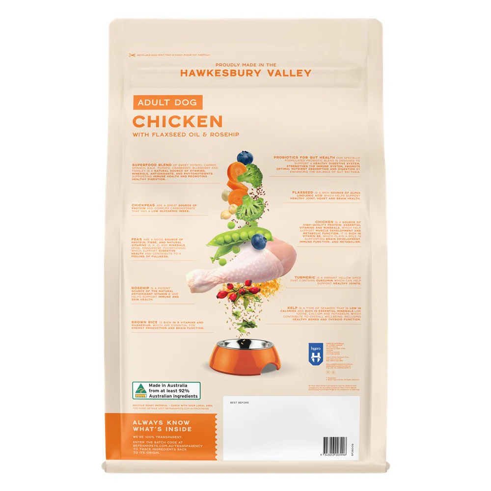 Be Frank Core Adult Chicken Dry Dog Food - Image 5