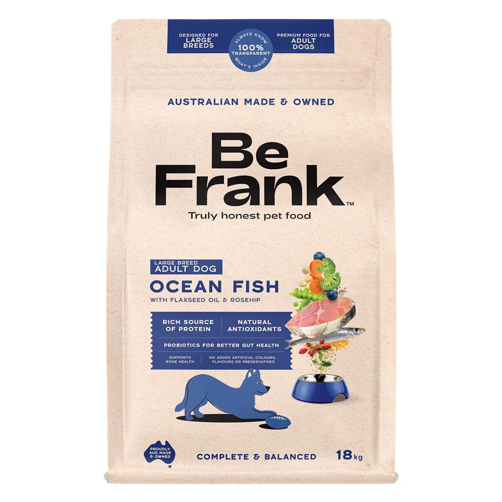 Be Frank Core Large Breed Adult Ocean Fish Dry Dog Food