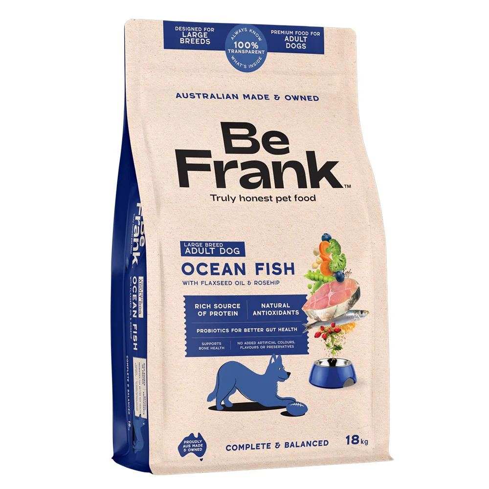 Be Frank Core Large Breed Adult Ocean Fish Dry Dog Food - Image 2