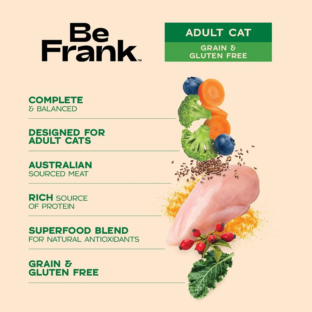 Be Frank Grain Free Adult Chicken Pate Wet Cat Food - Image 11