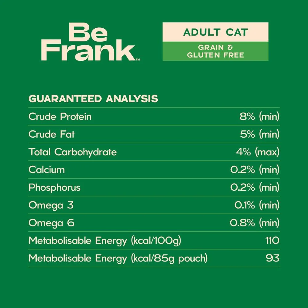 Be Frank Grain Free Adult Chicken Pate Wet Cat Food - Image 5