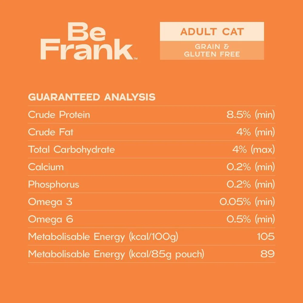 Be Frank Grain Free Adult Kangaroo & Chicken Pate Wet Cat Food - Image 6