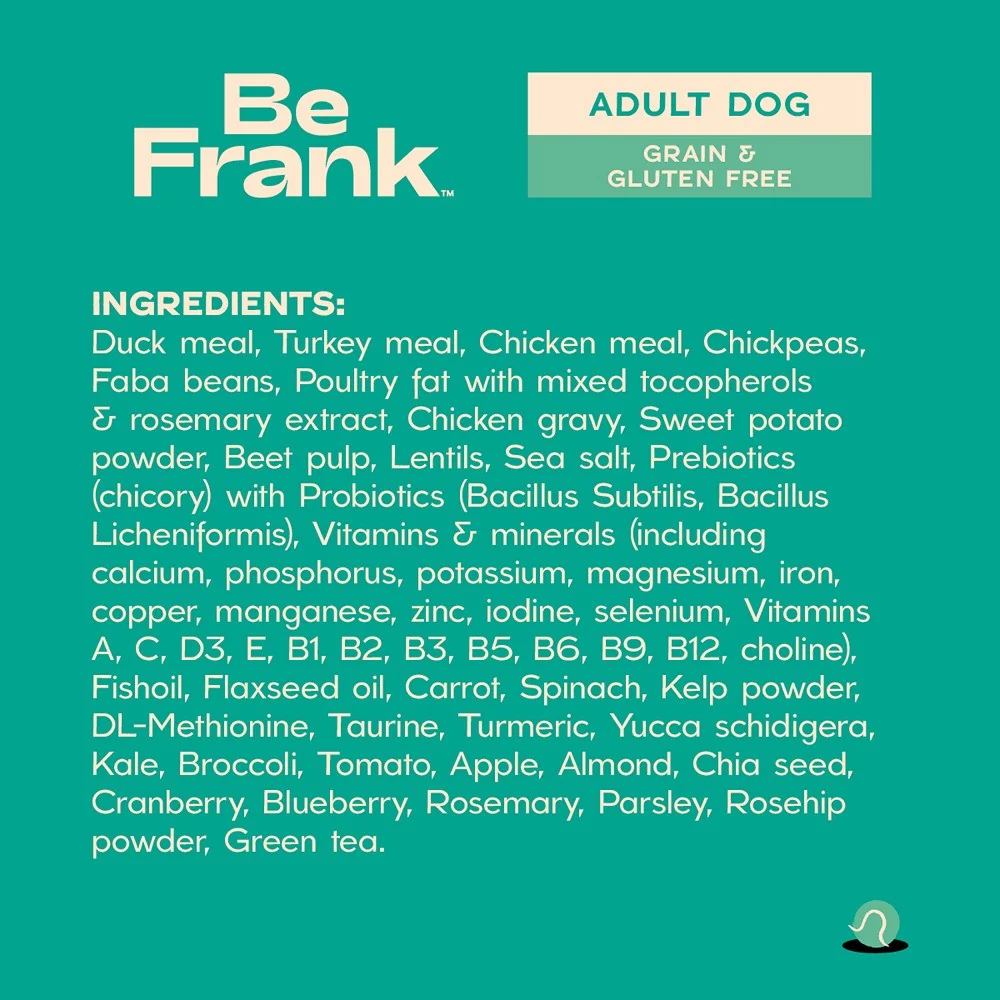 Be Frank Grain Free Duck & Turkey Dry Dog Food - Image 10
