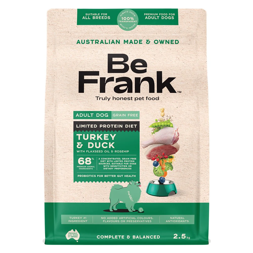 Be Frank Grain Free Duck & Turkey Dry Dog Food - Image 2