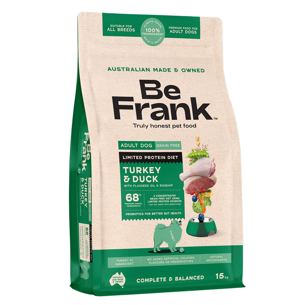 Be Frank Grain Free Duck & Turkey Dry Dog Food - Image 3