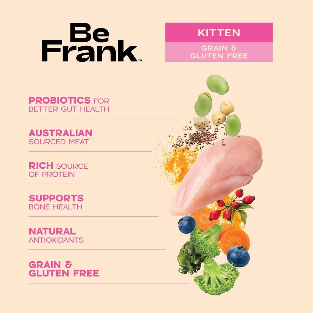 Be Frank Grain Free Kitten Chicken Dry Cat Food 2.5kg - Image 6