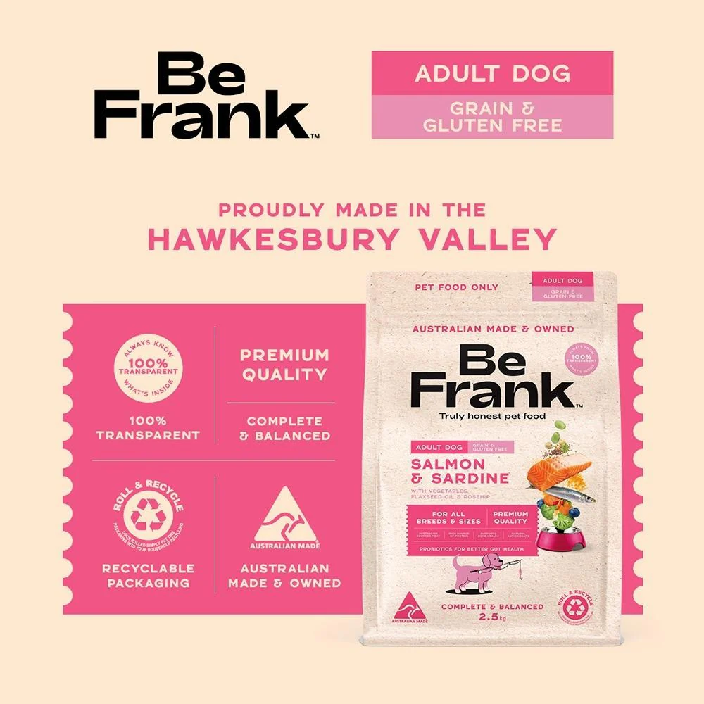 Be Frank Grain Free Salmon & Sardine Dry Dog Food - Image 10