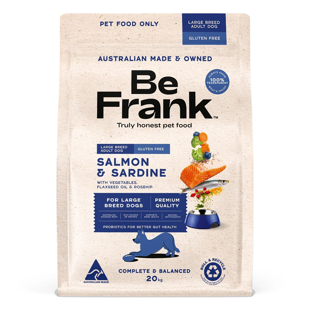 Be Frank Large Breed Salmon & Sardine Dry Dog Food - Image 2