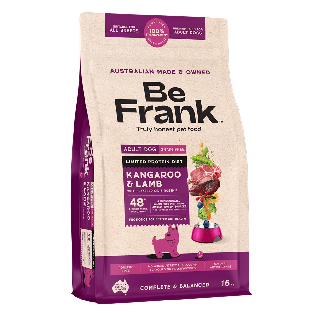 Be Frank LPD Grain Free Adult Kangaroo & Lamb Dry Dog Food - Image 3