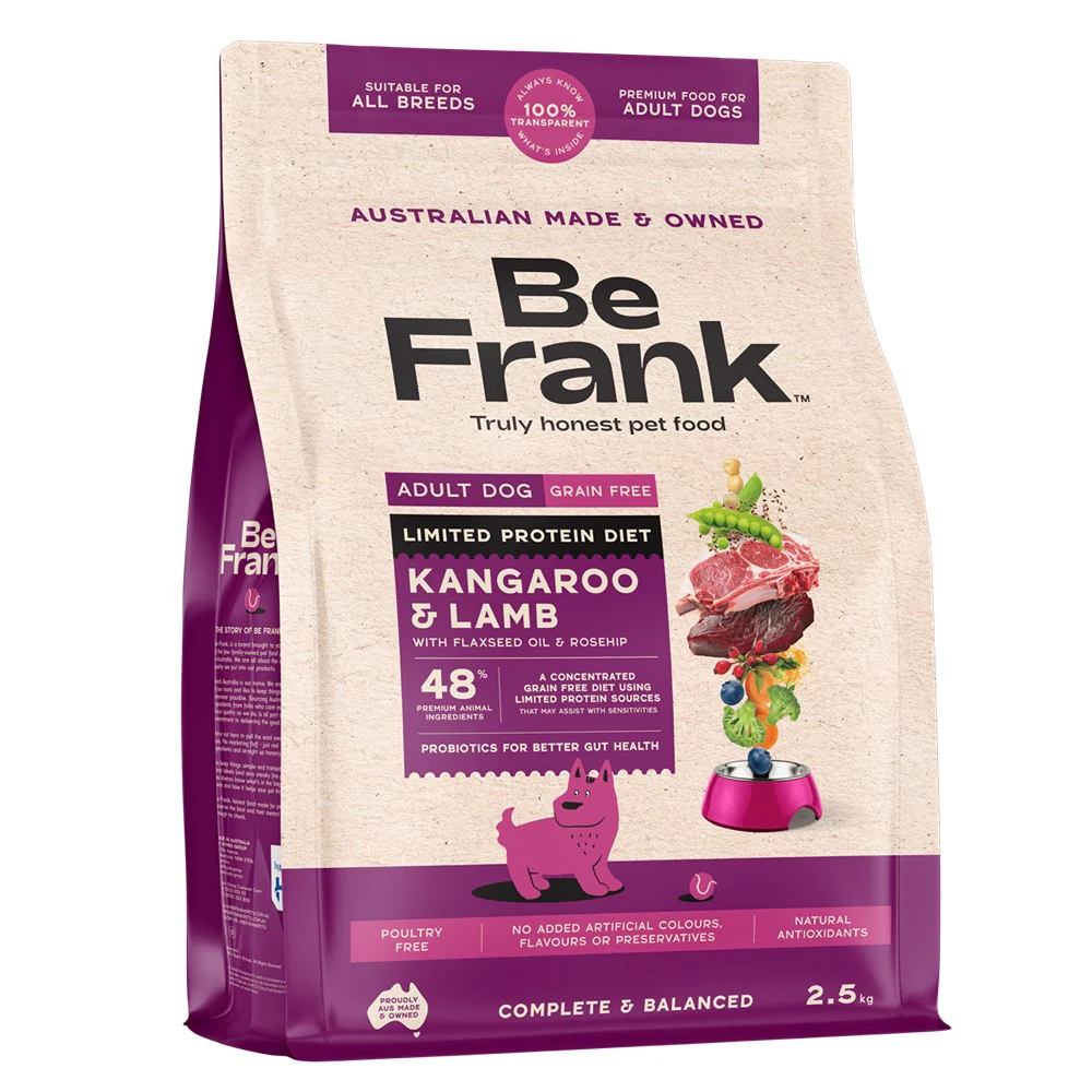 Be Frank LPD Grain Free Adult Kangaroo & Lamb Dry Dog Food - Image 4