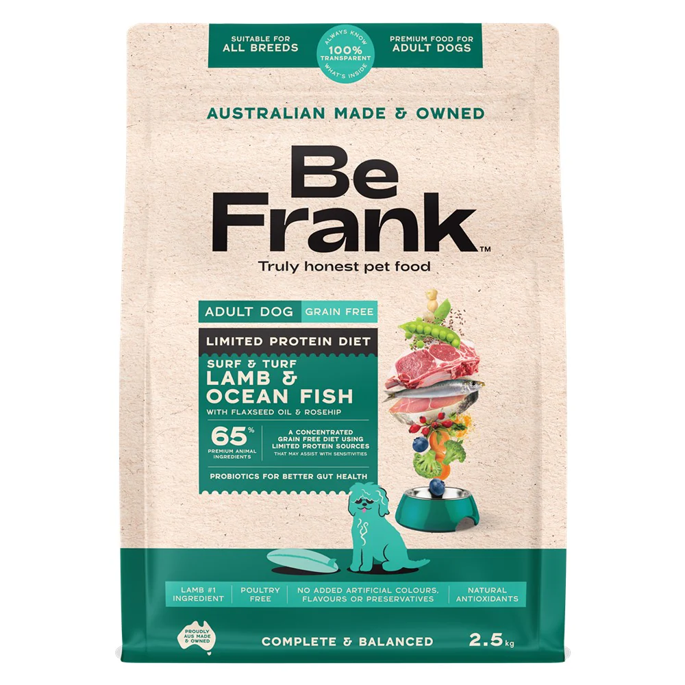 Be Frank LPD Grain Free Adult Surf & Turf Dry Dog Food - Image 2