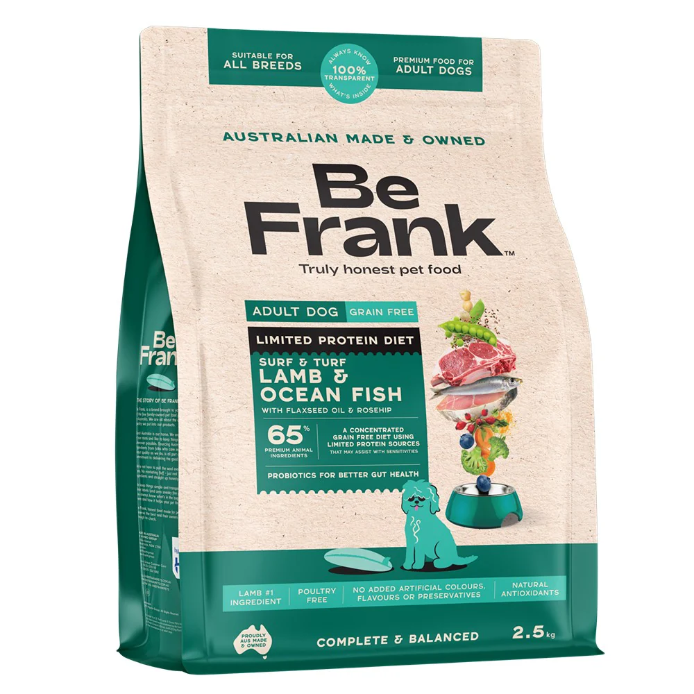 Be Frank LPD Grain Free Adult Surf & Turf Dry Dog Food - Image 4