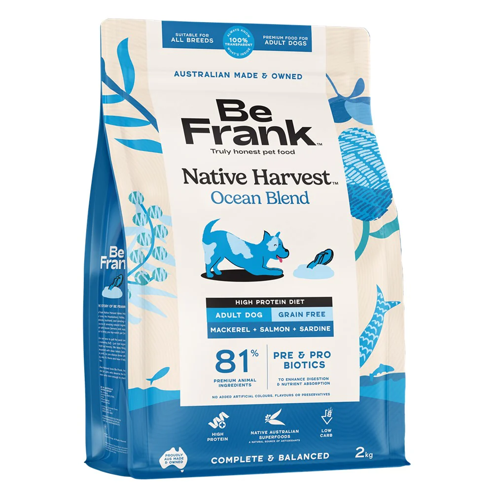 Be Frank Native Harvest Ocean Blend Dry Dog Food - Image 2