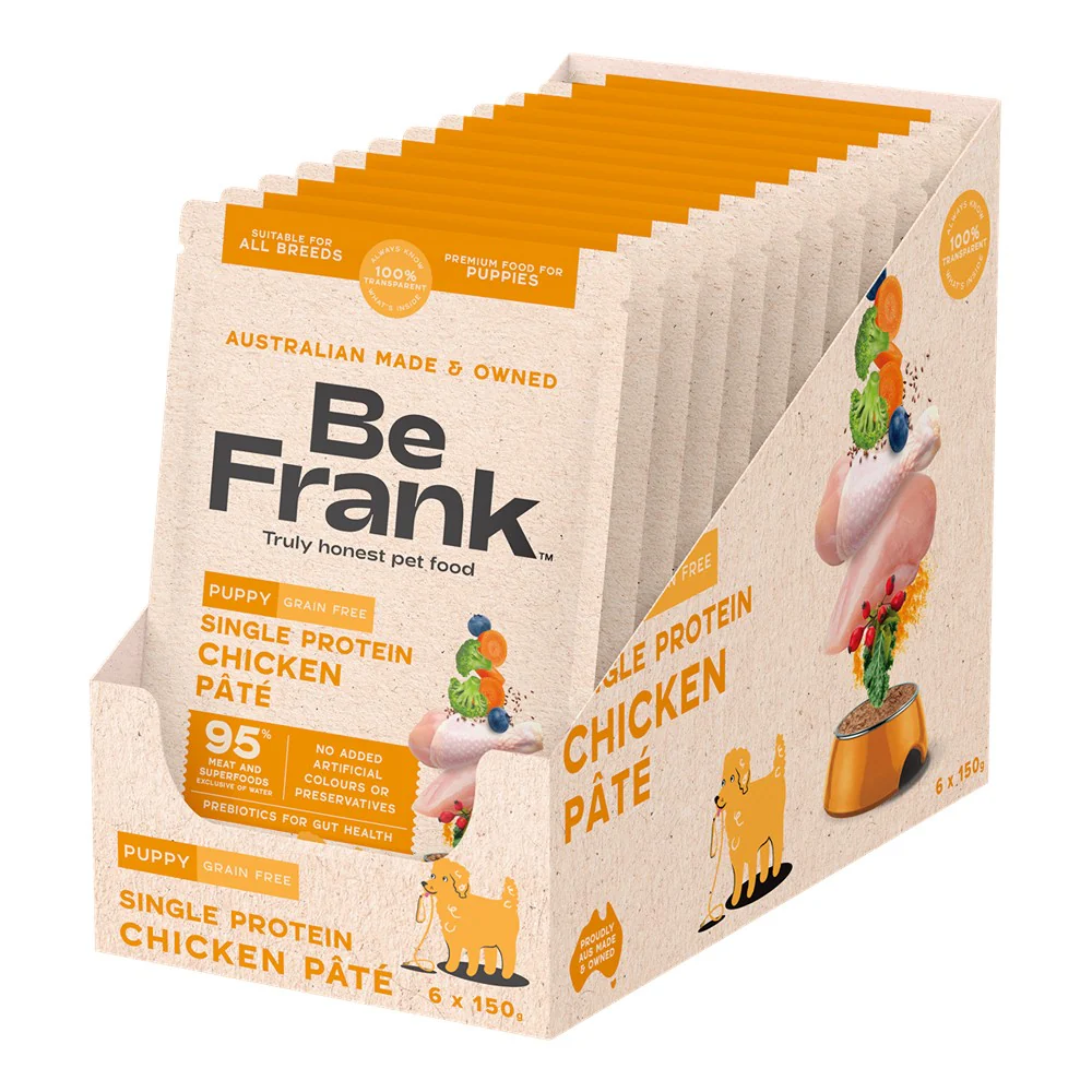 Be Frank Puppy Chicken Pate Wet Dog Food - Image 3