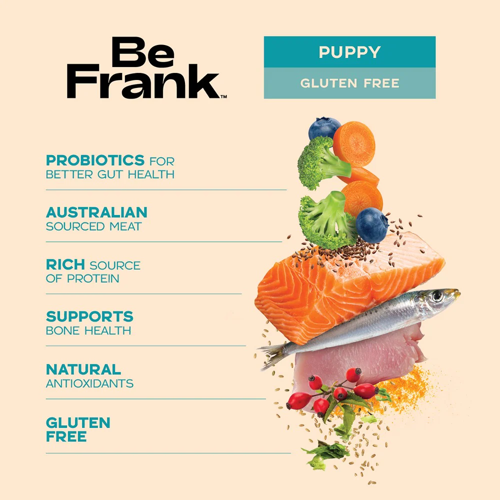 Be Frank Puppy Turkey, Salmon & Sardine Dry Dog Food - Image 4