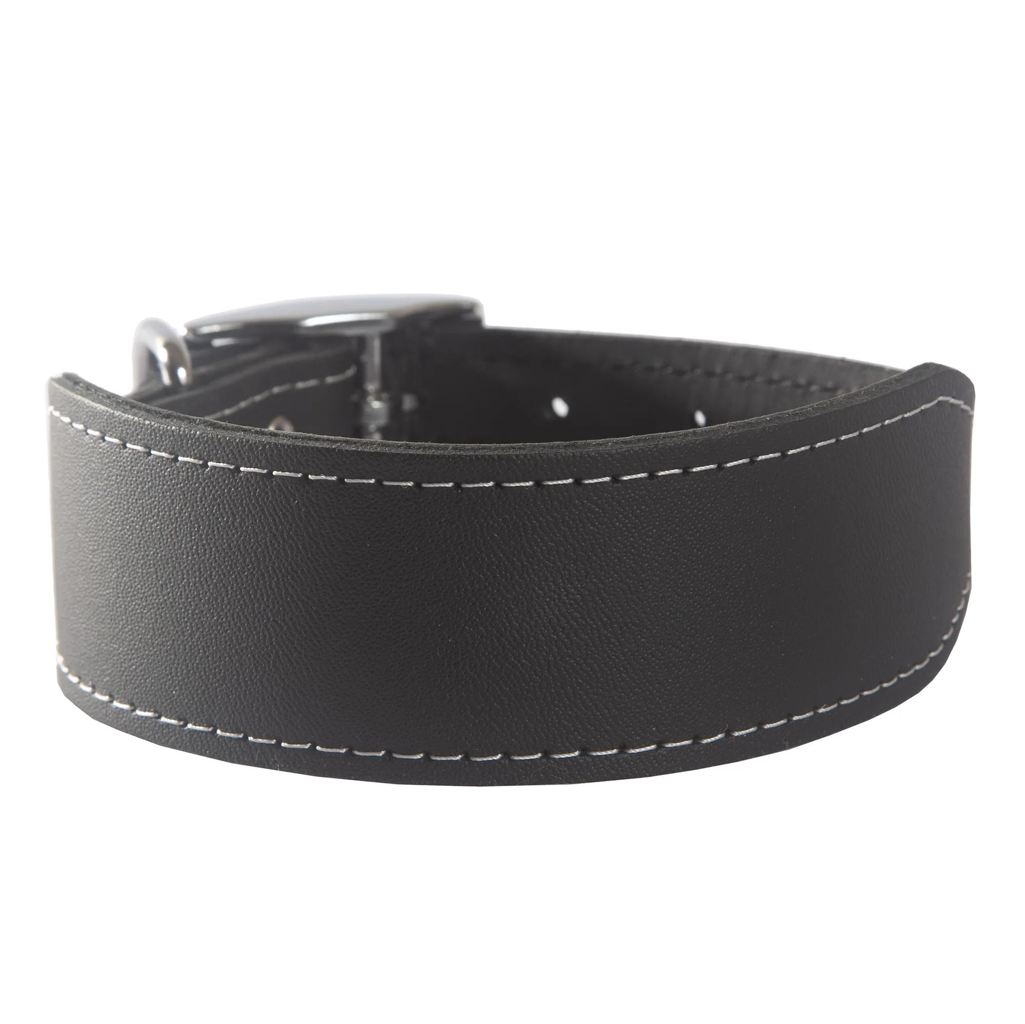 Beau Pets Leather Shaped Dog Collar