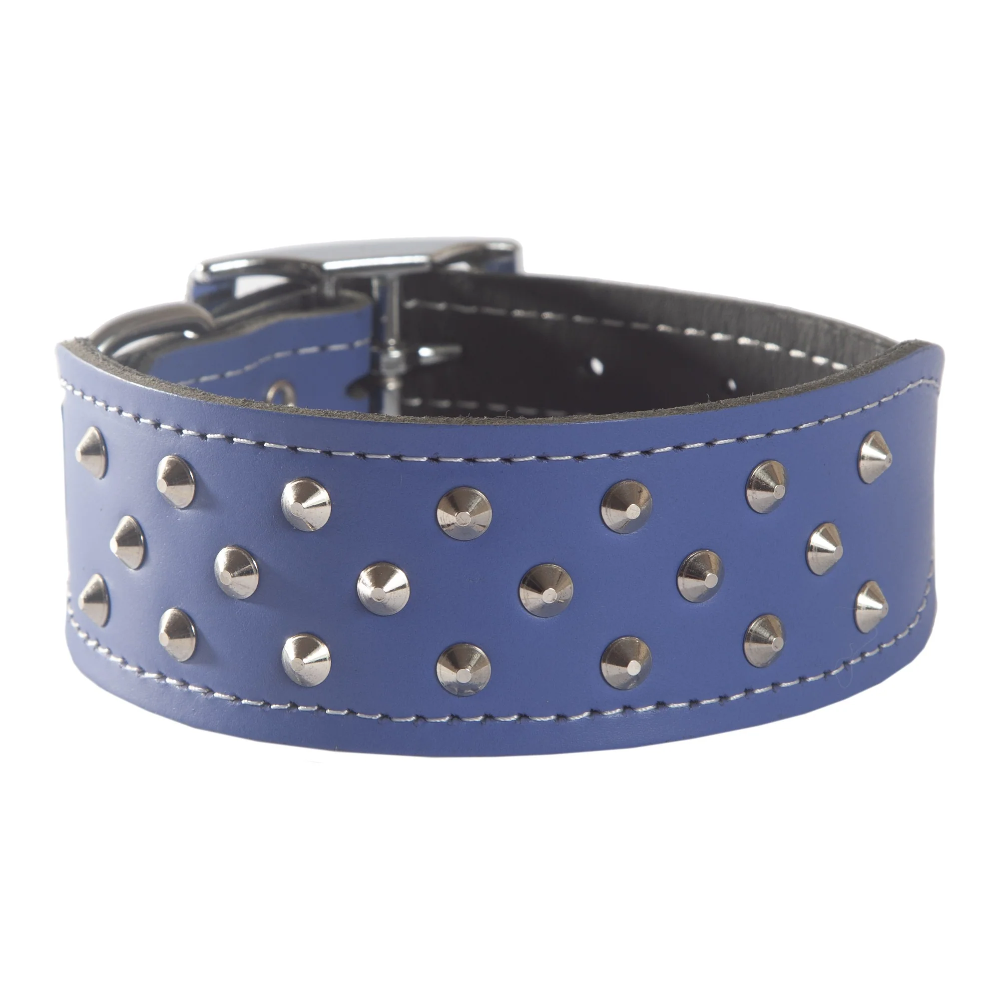 Beau Pets Leather Studded Shaped Dog Collar - Image 2