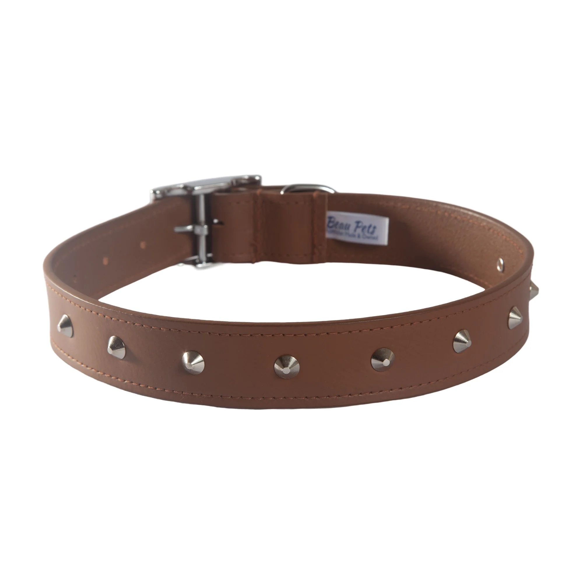 Beau Pets Premium Leather Stud Dog Collar - Image 12