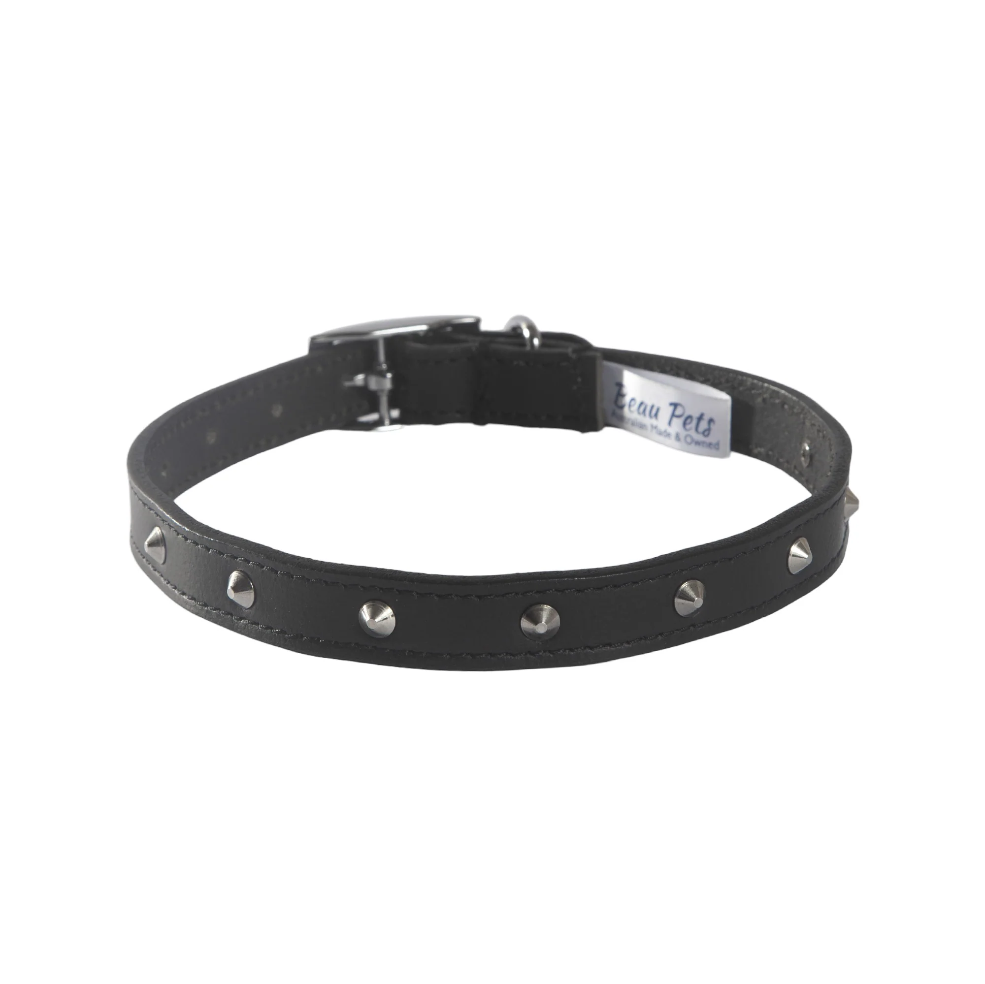 Beau Pets Premium Leather Stud Dog Collar - Image 2