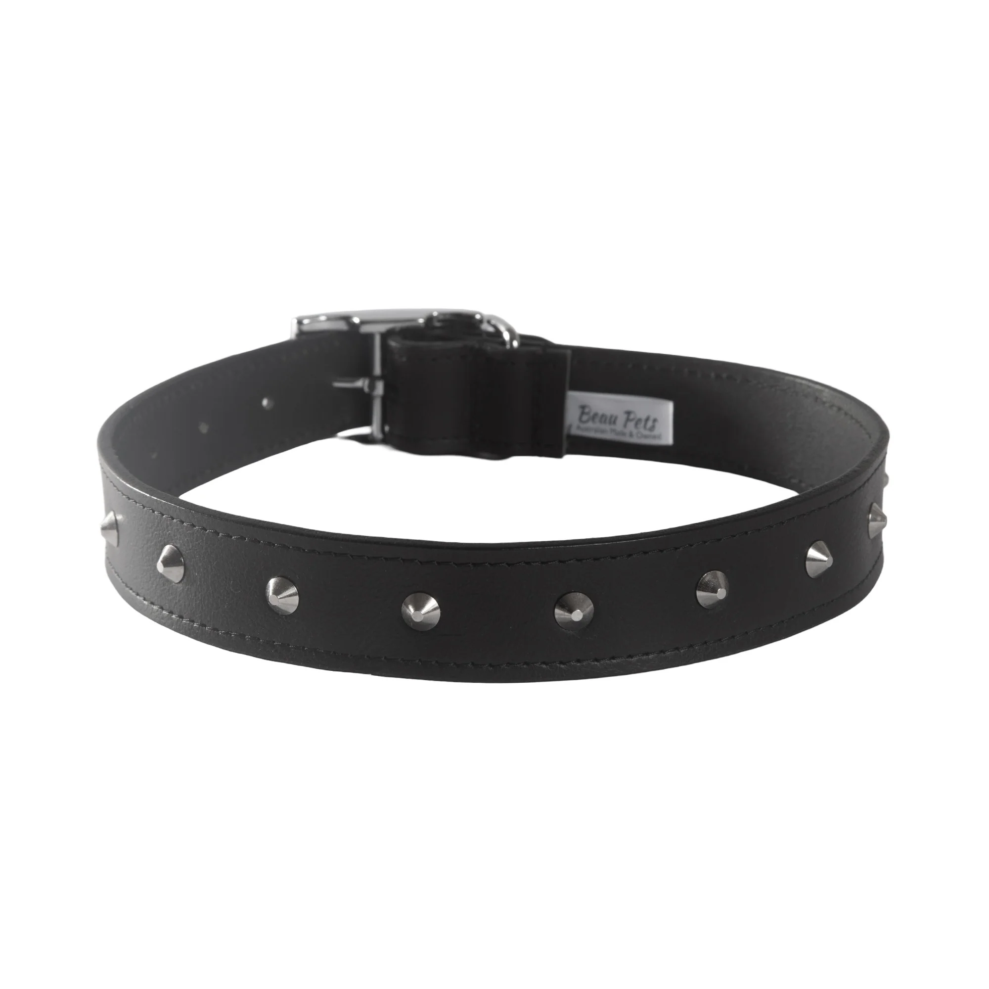 Beau Pets Premium Leather Stud Dog Collar - Image 3