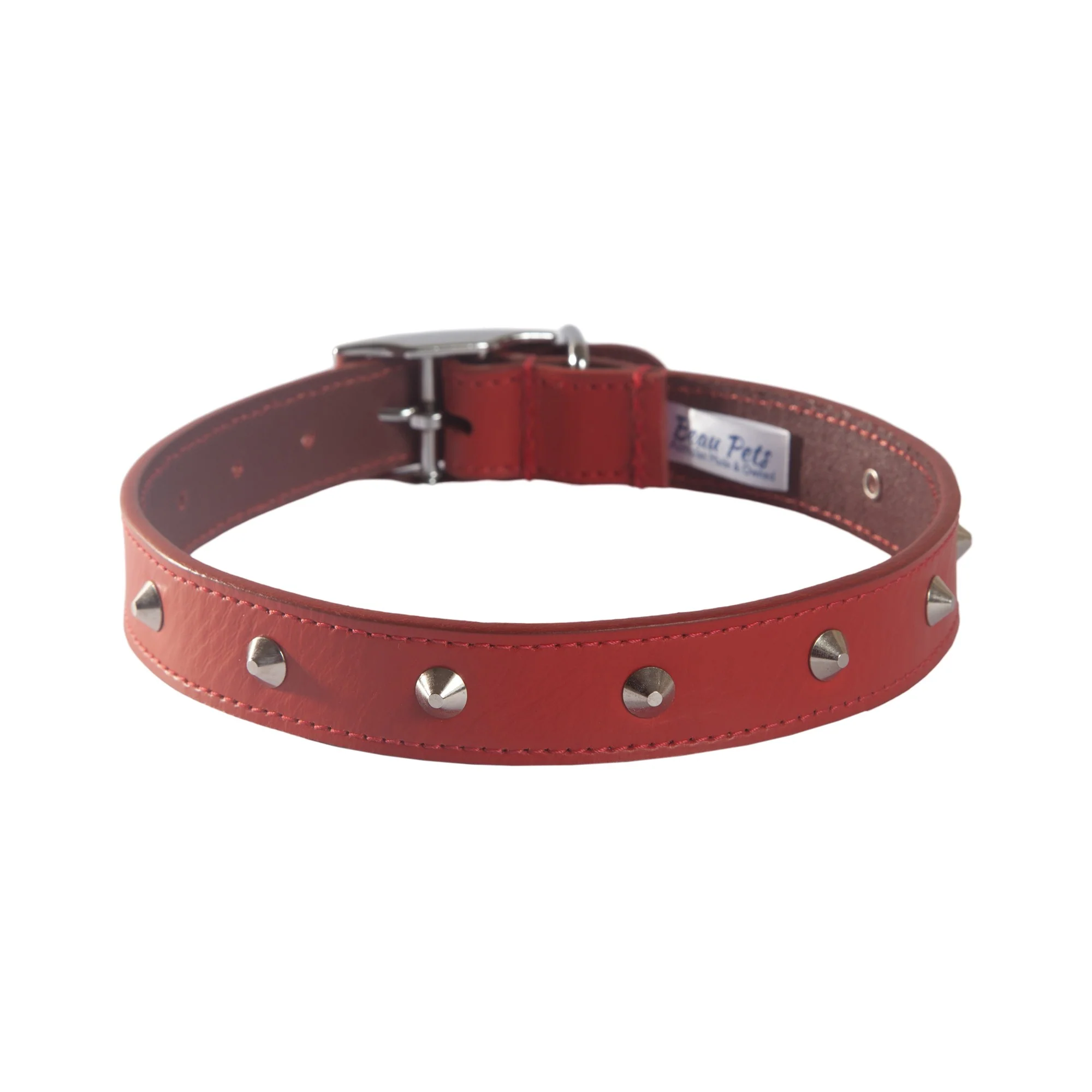 Beau Pets Premium Leather Stud Dog Collar - Image 5