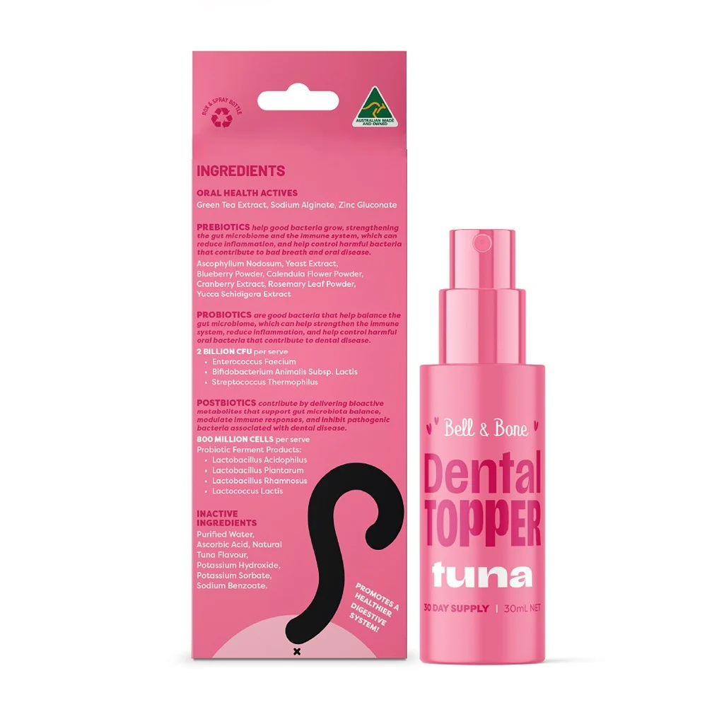 Bell & Bone Tuna Cat Dental Toppers Spray 30ml - Image 3