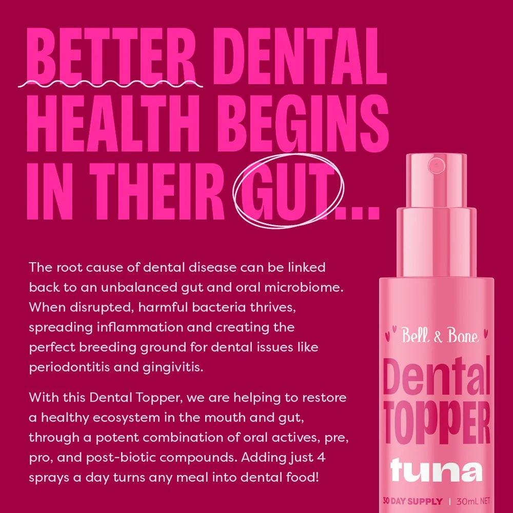 Bell & Bone Tuna Cat Dental Toppers Spray 30ml - Image 5