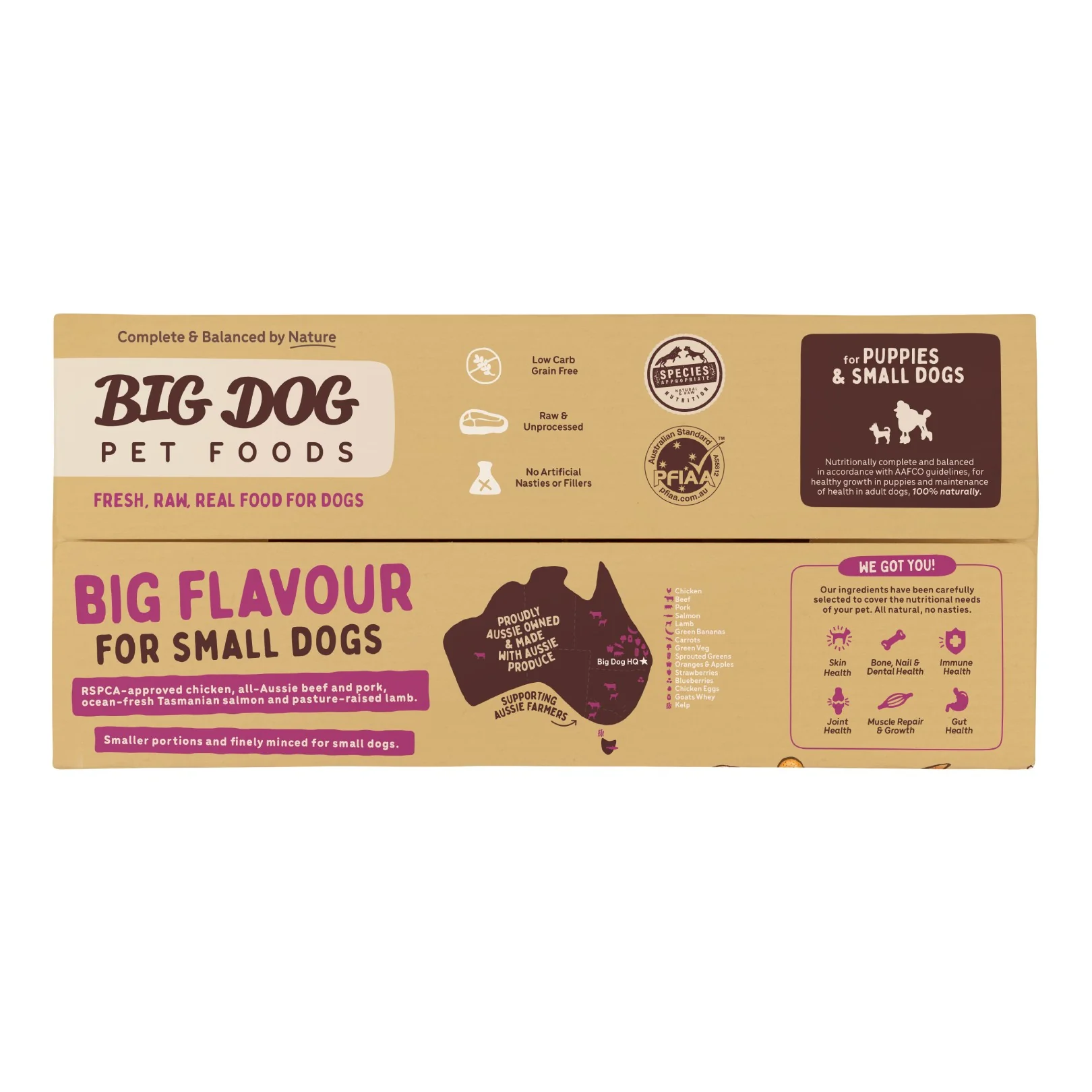Big Dog BARF Small Dog Combo Raw Dog Food - Image 5