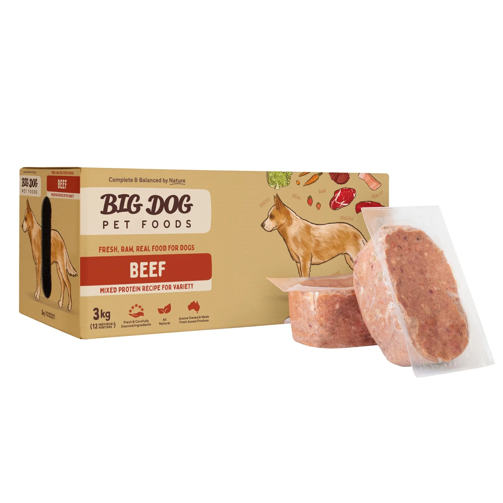 Big Dog BARF Beef Raw Dog Food - Image 3