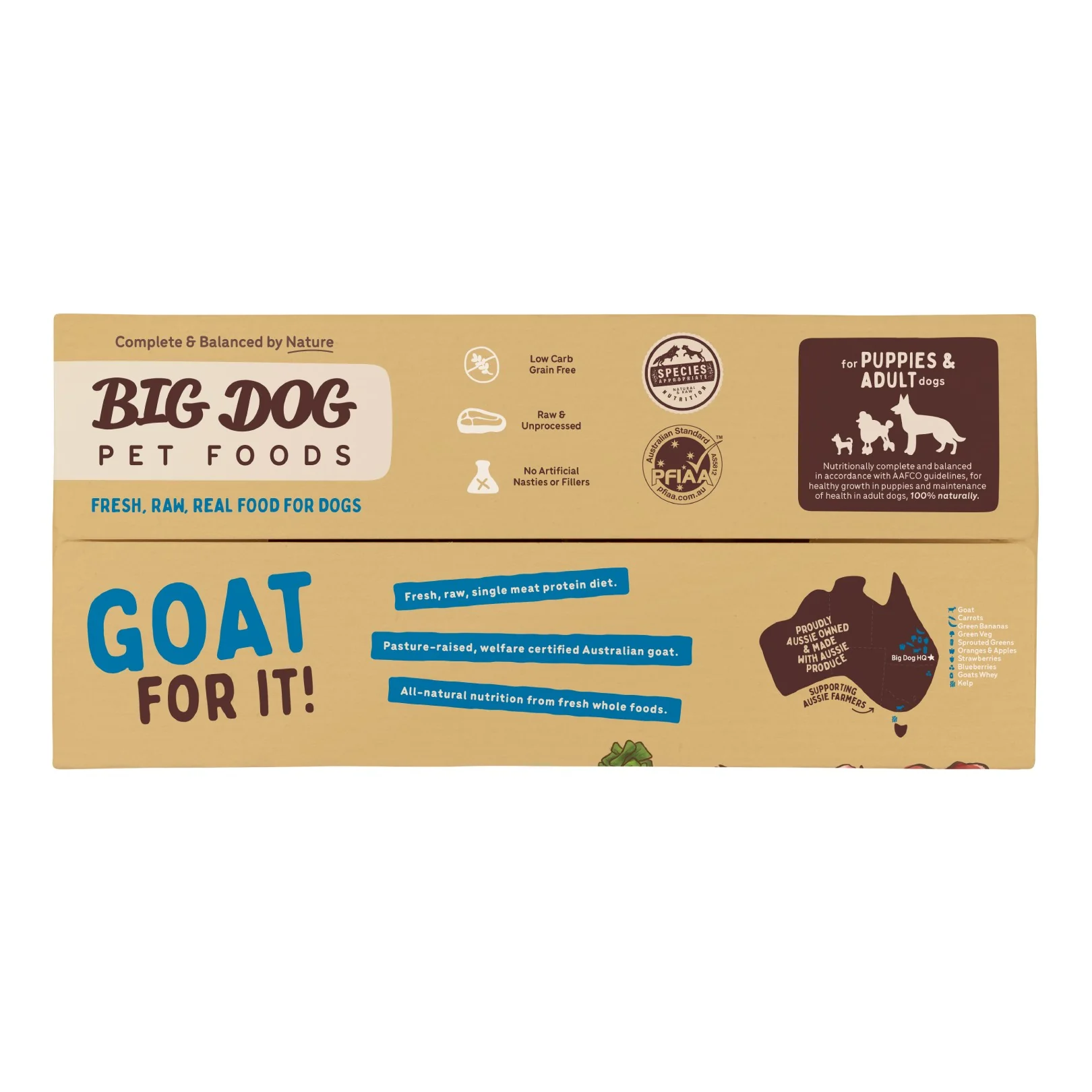 Big Dog BARF Goat Raw Dog Food - Image 5