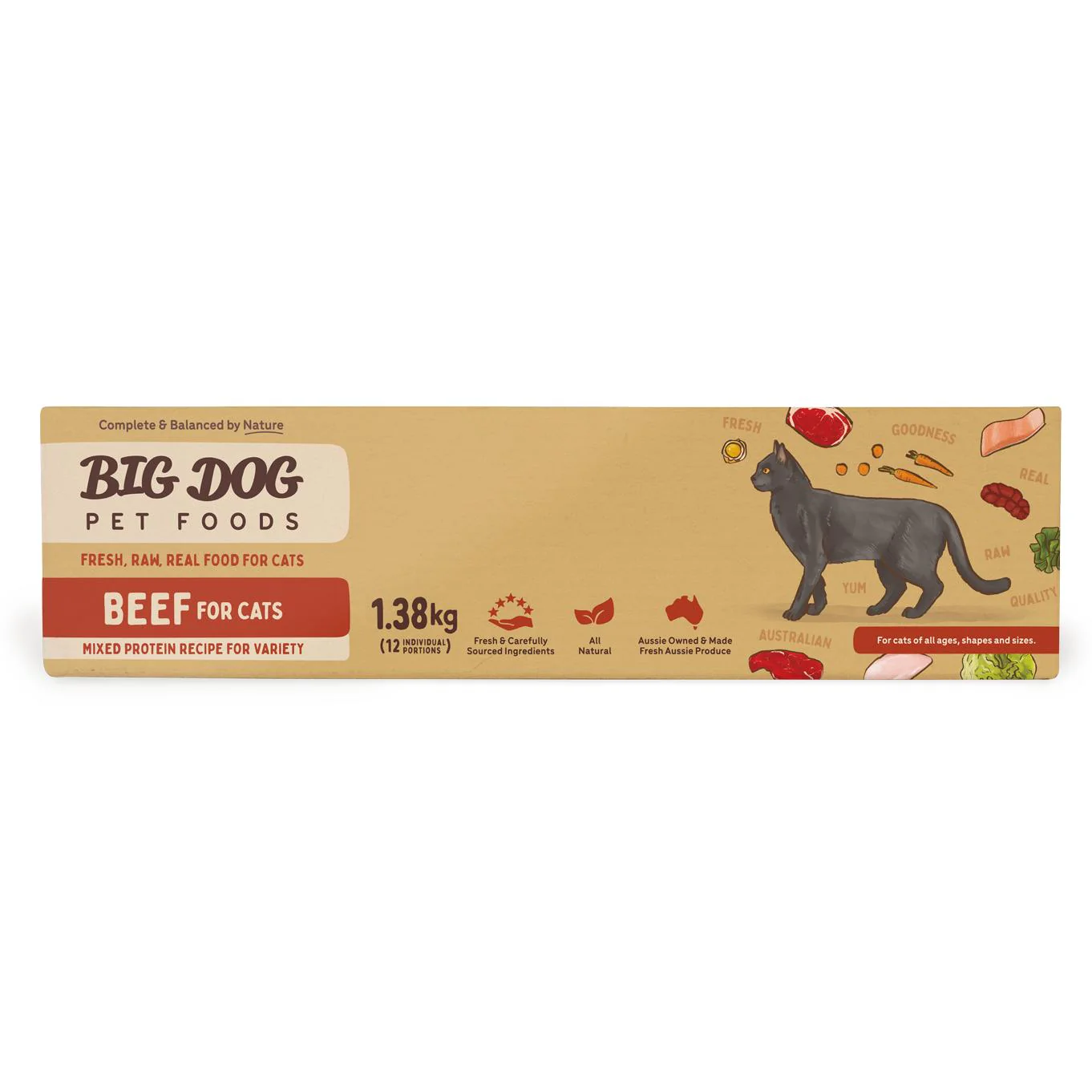 Big Dog BARF Beef Raw Cat Food