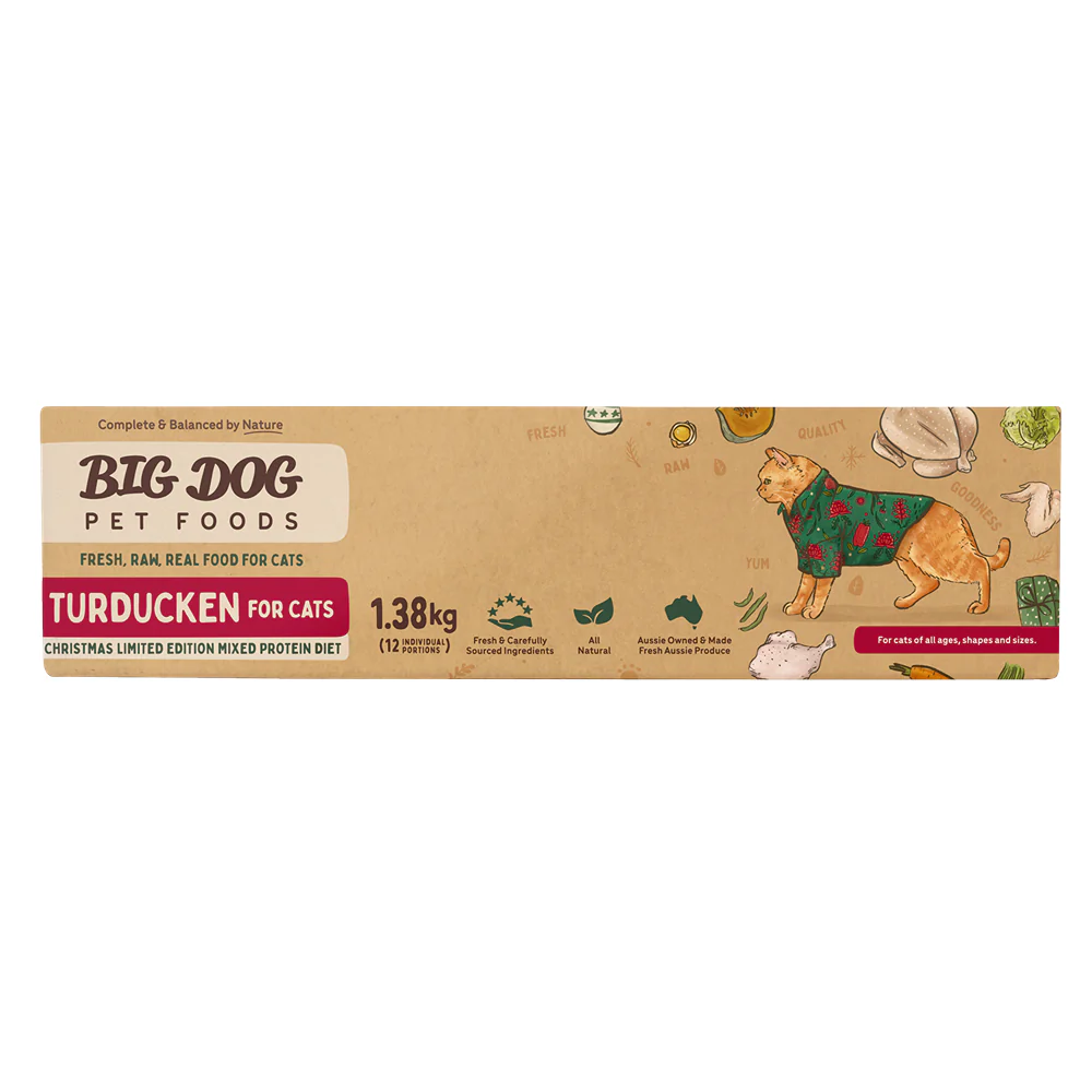Big Dog Turducken Raw Food for Cats 1.38kg - Image 3