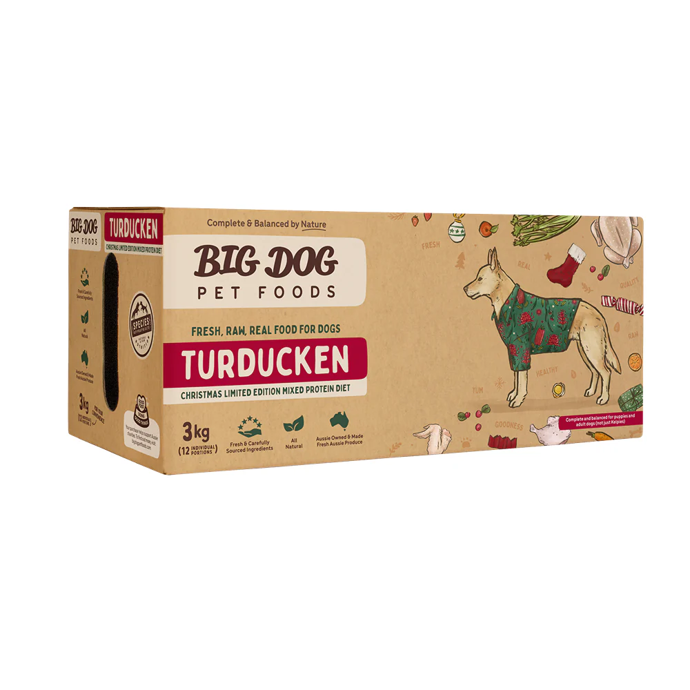 Big Dog Turducken Raw Food for Dogs 3kg - Image 2