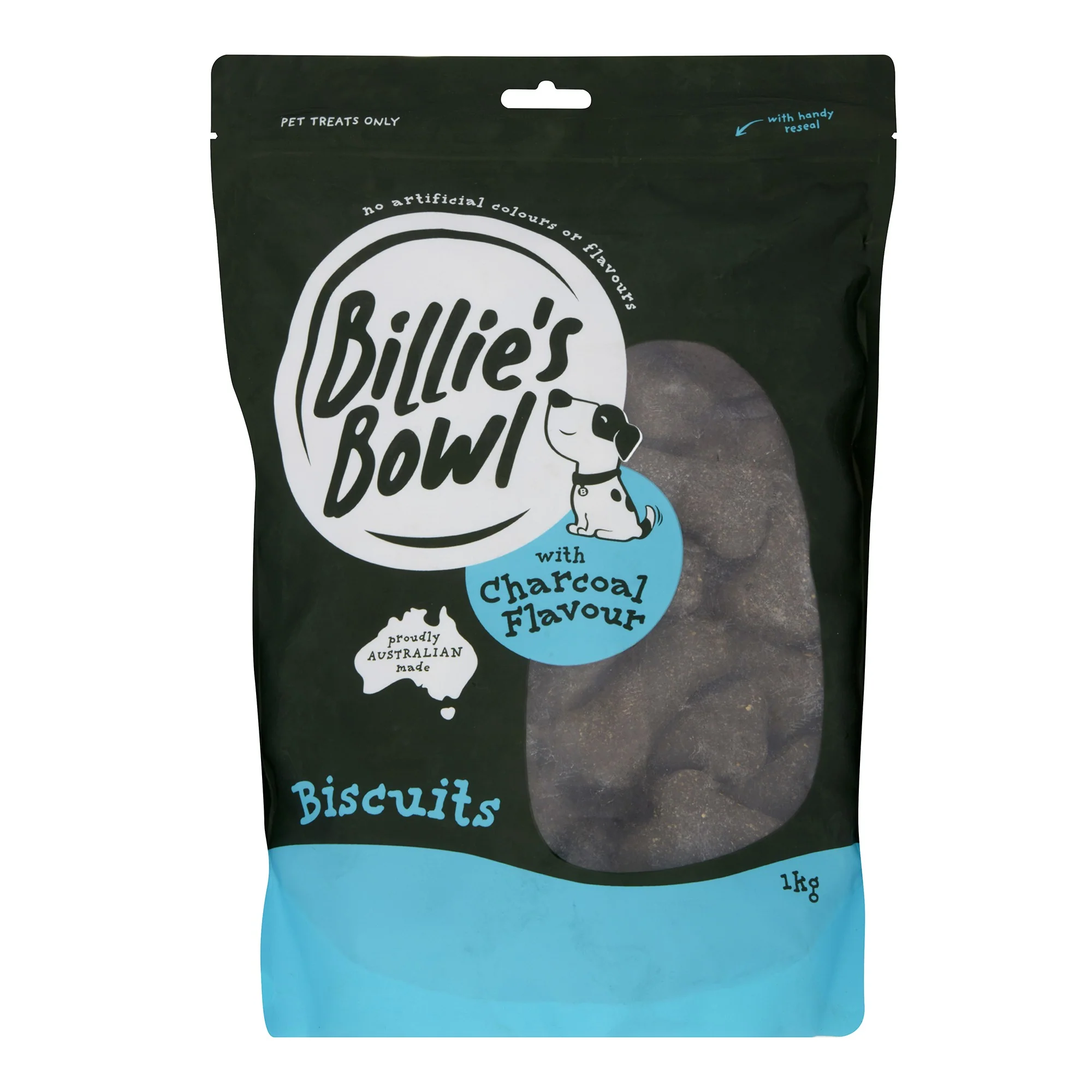 Billie's Bowl Buscuits Charcoal Flavour Dog Treats