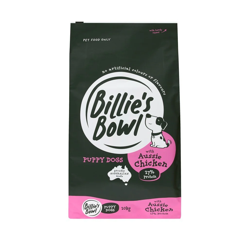 Billie's Bowl Puppy with Aussie Chicken Dry Dog Food - Image 3