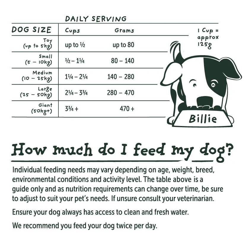 Billie's Bowl Senior with Aussie Fish Dry Dog Food - Image 17
