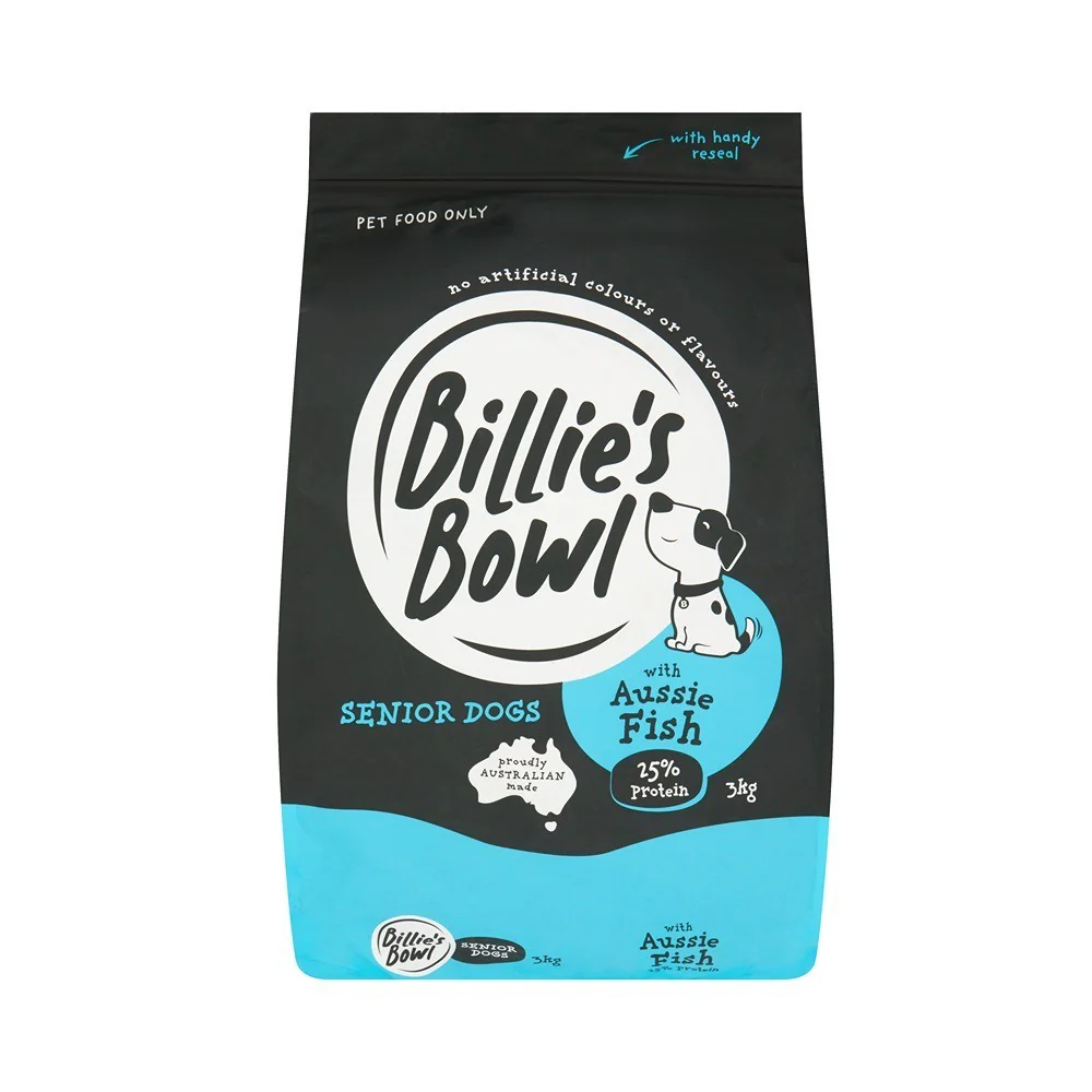 Billie's Bowl Senior with Aussie Fish Dry Dog Food - Image 3
