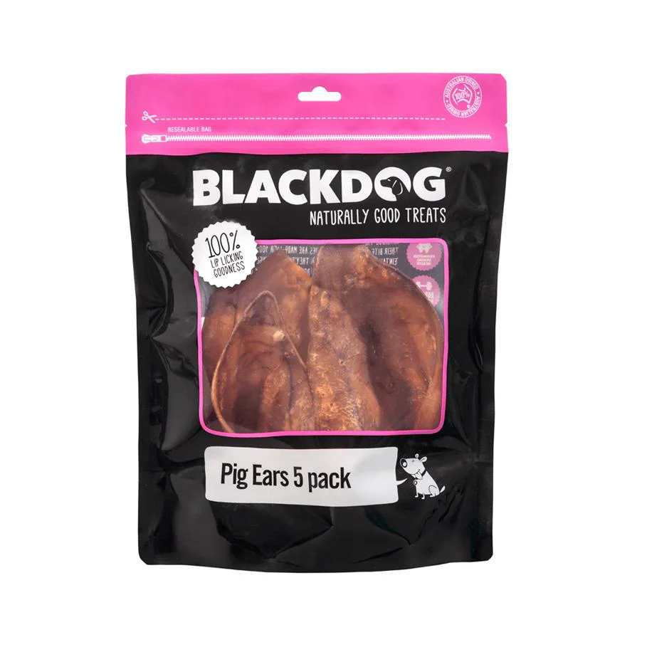 Blackdog Pig Ears Dog Treats - Image 2