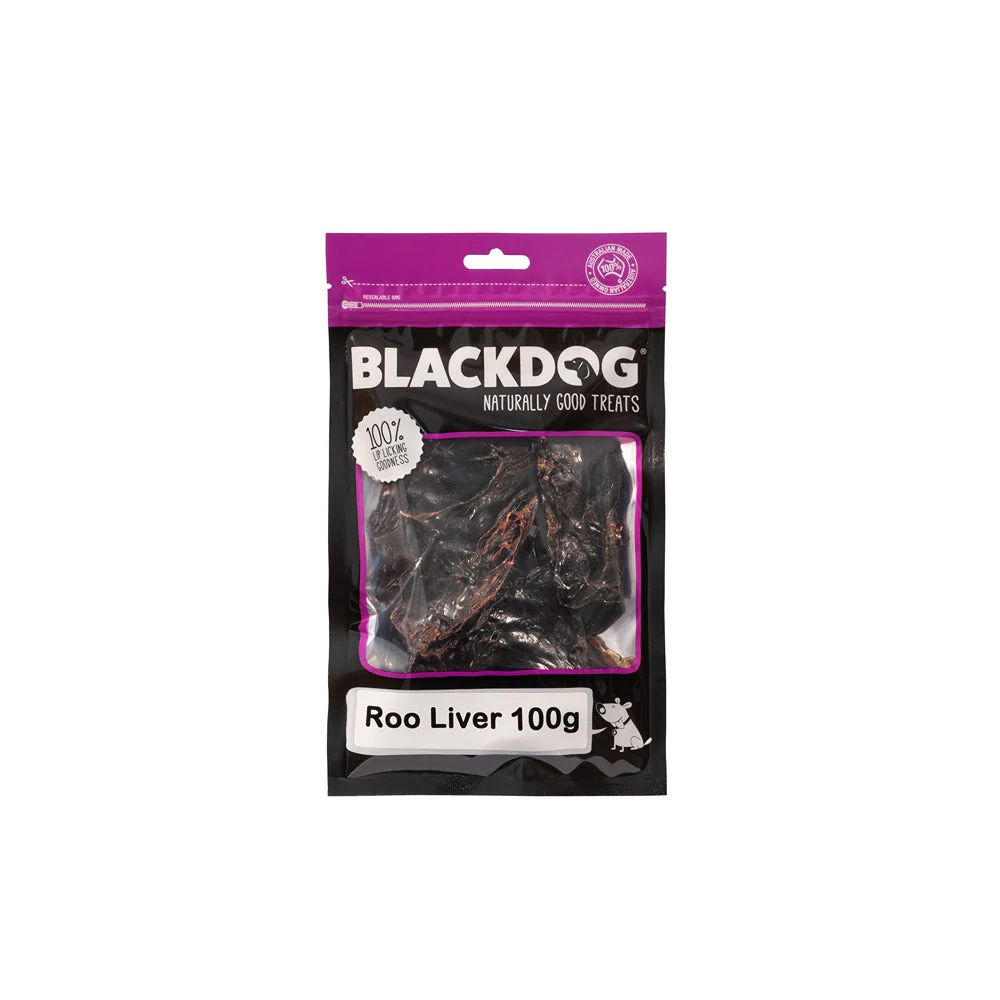 Black Dog Roo Liver Dog Treats 100g - Image 2