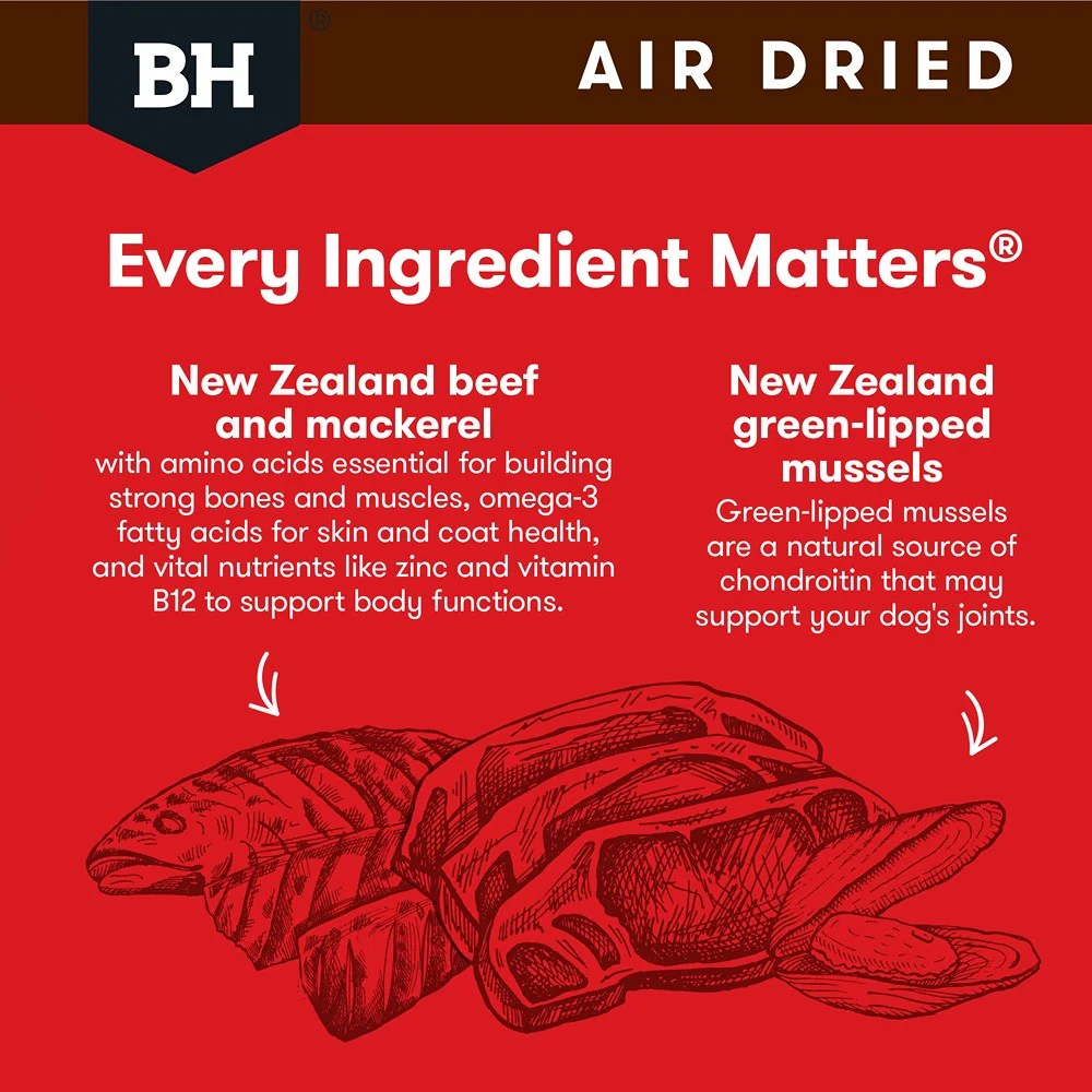 Black Hawk Air Dried Beef and Mackerel Dry Dog Food - Image 14