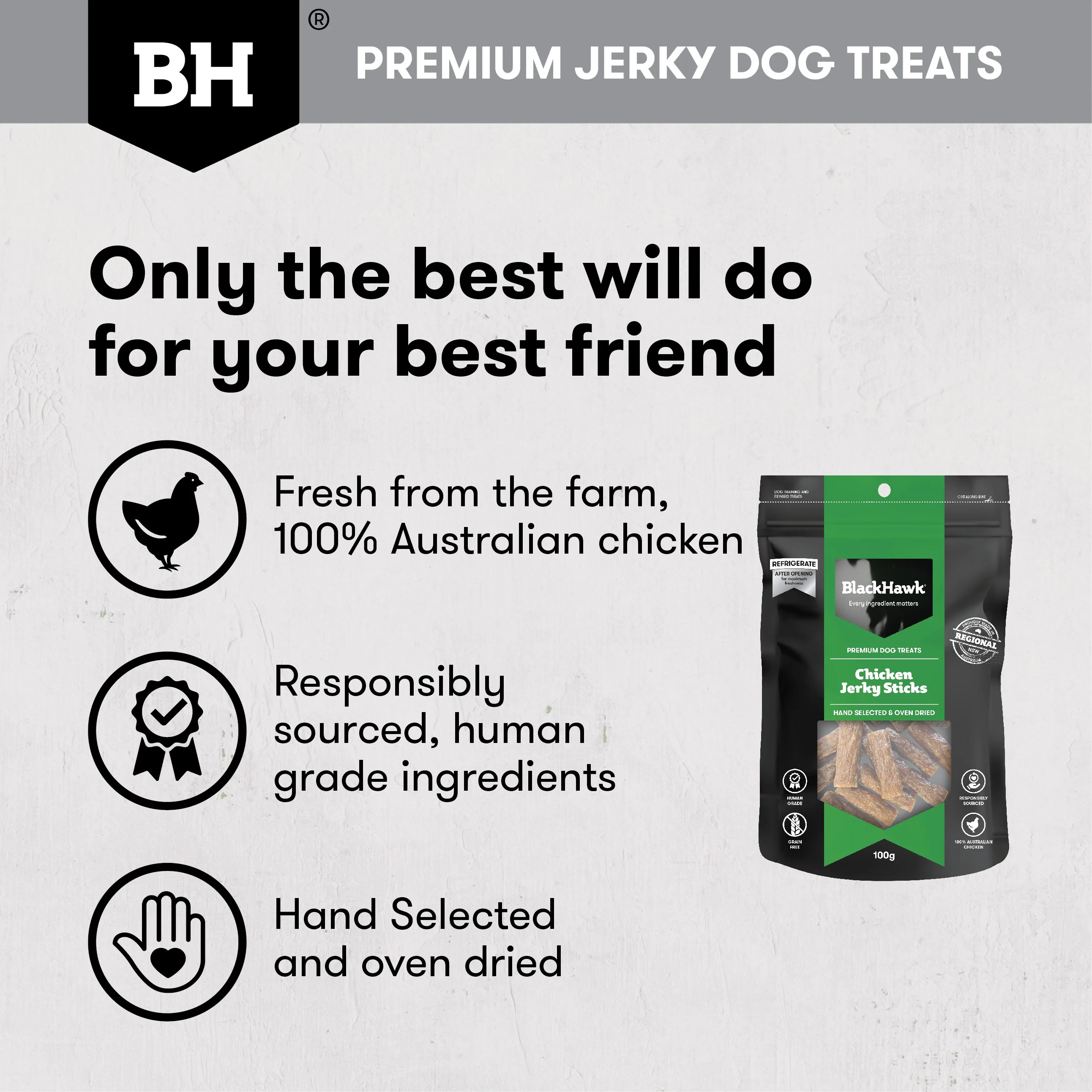 Black Hawk Chicken Jerky Sticks Dog Treats - Image 4