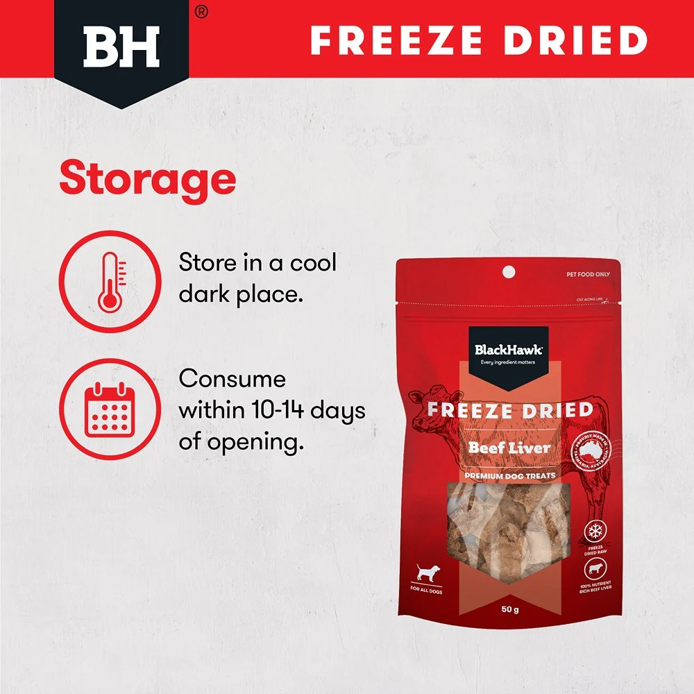 Black Hawk Freeze Dried Beef Liver Dog Treats - Image 13