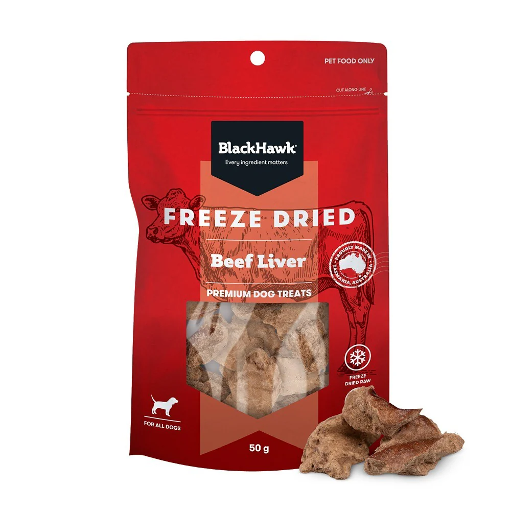 Black Hawk Freeze Dried Beef Liver Dog Treats - Image 3