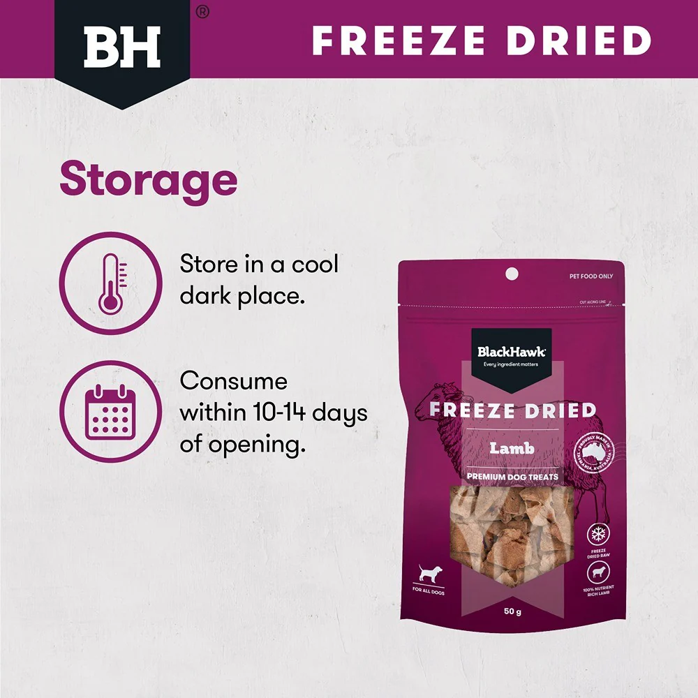 Black Hawk Freeze Dried Lamb Dog Treats - Image 13