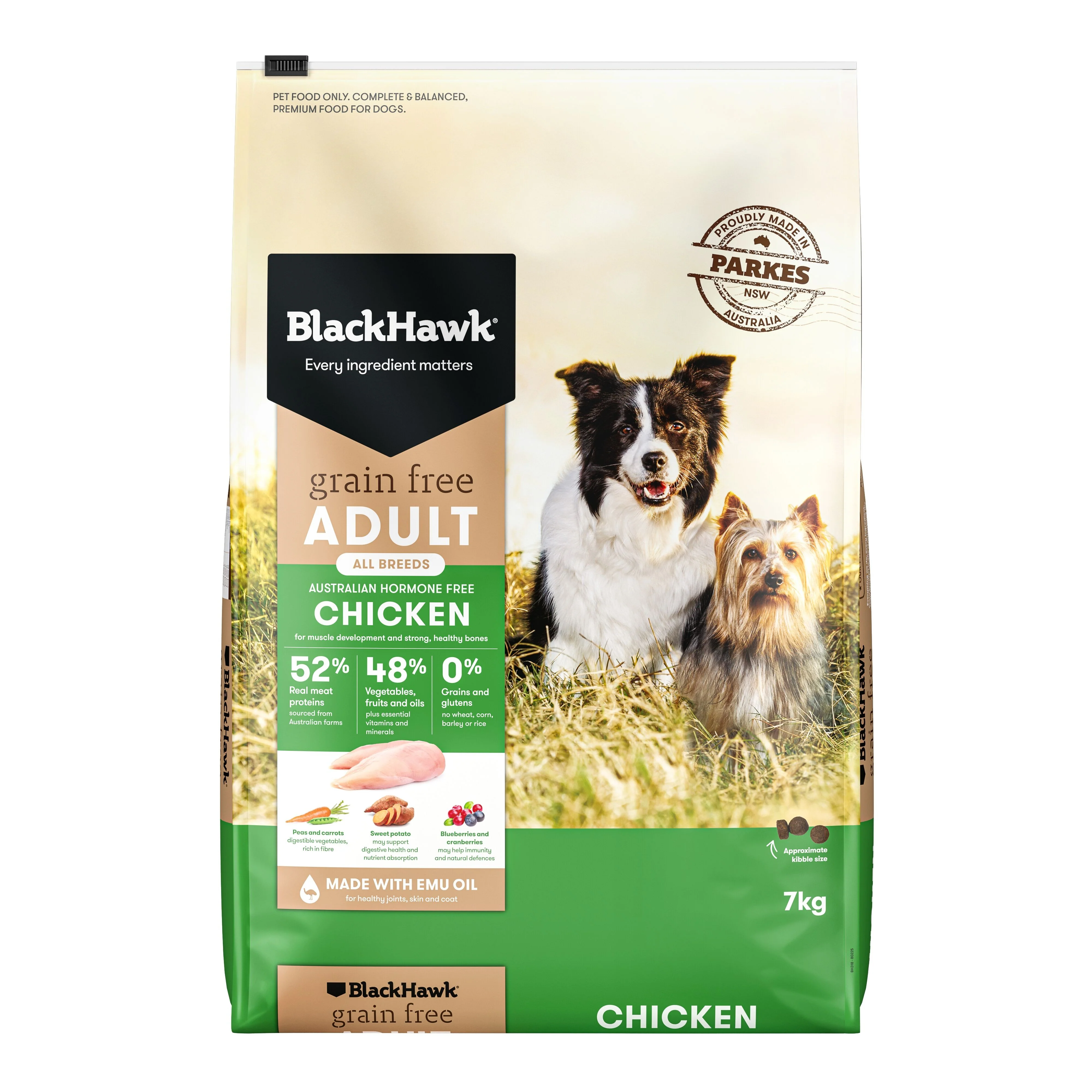 Black Hawk Grain Free Adult Chicken Dry Dog Food - Image 3
