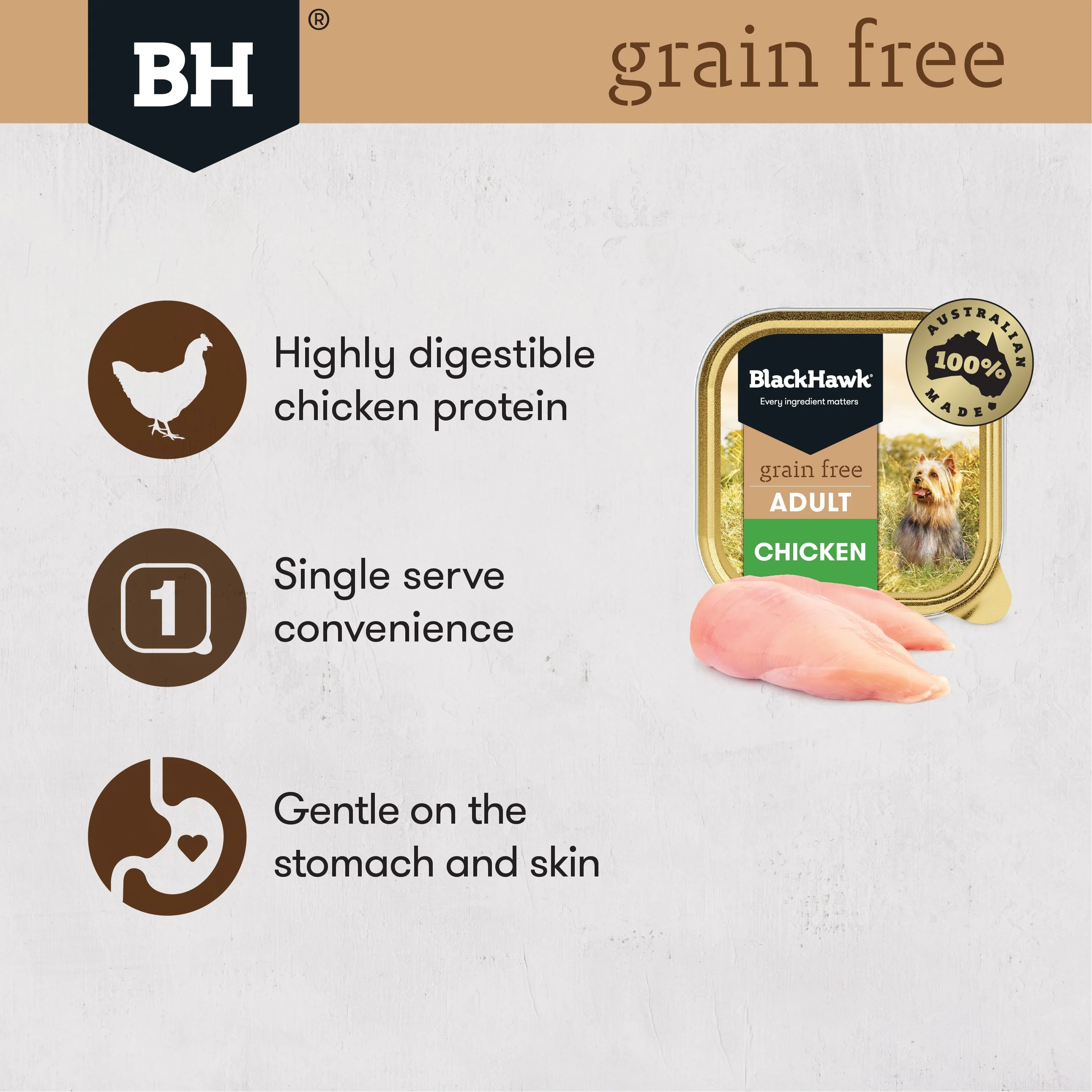 Black Hawk Grain Free Adult Chicken Wet Dog Food - Image 13