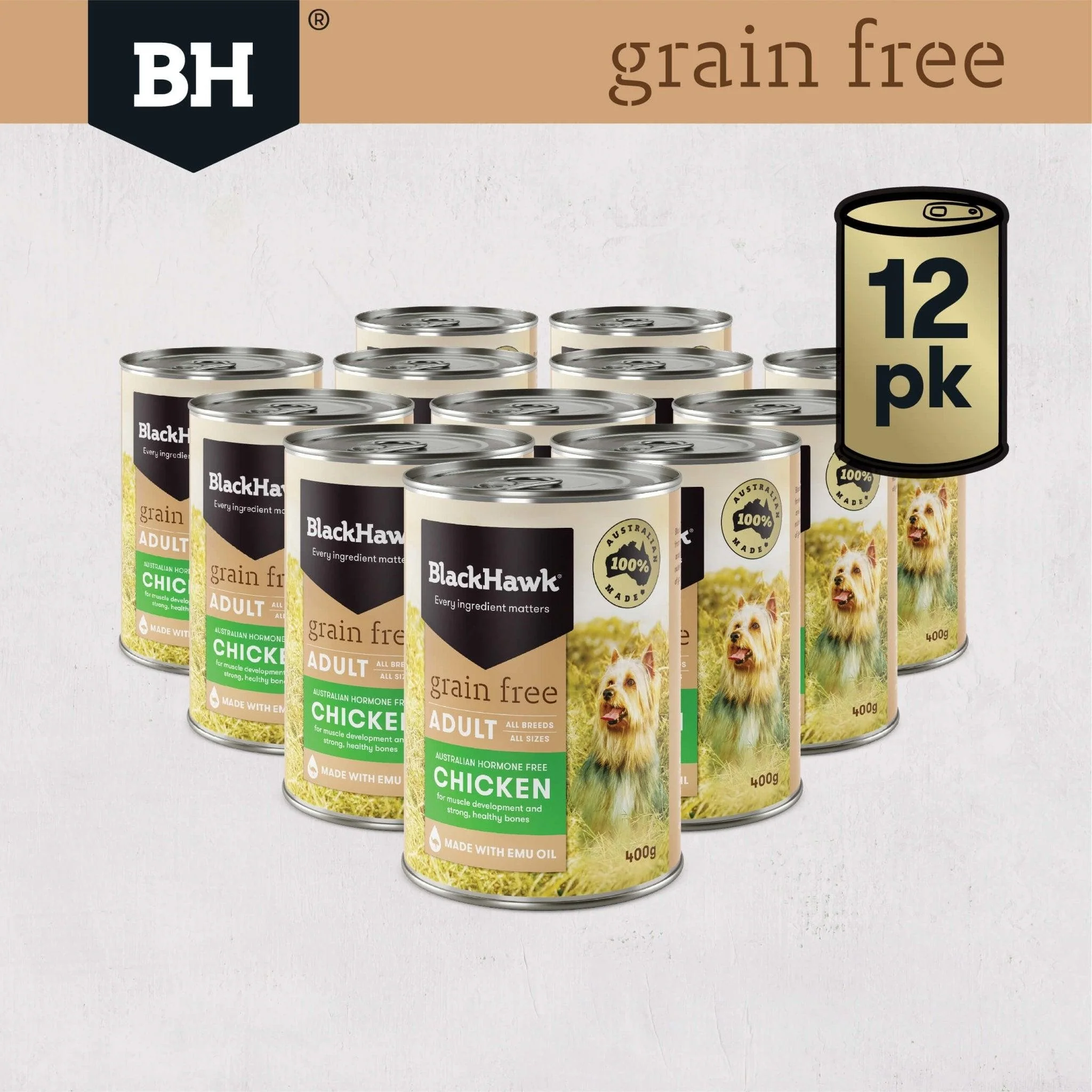 Black Hawk Grain Free Adult Chicken Wet Dog Food - Image 4