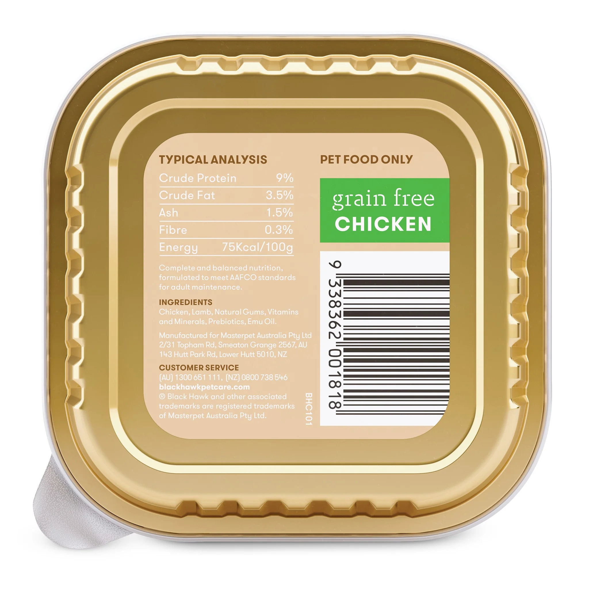 Black Hawk Grain Free Adult Chicken Wet Dog Food - Image 5